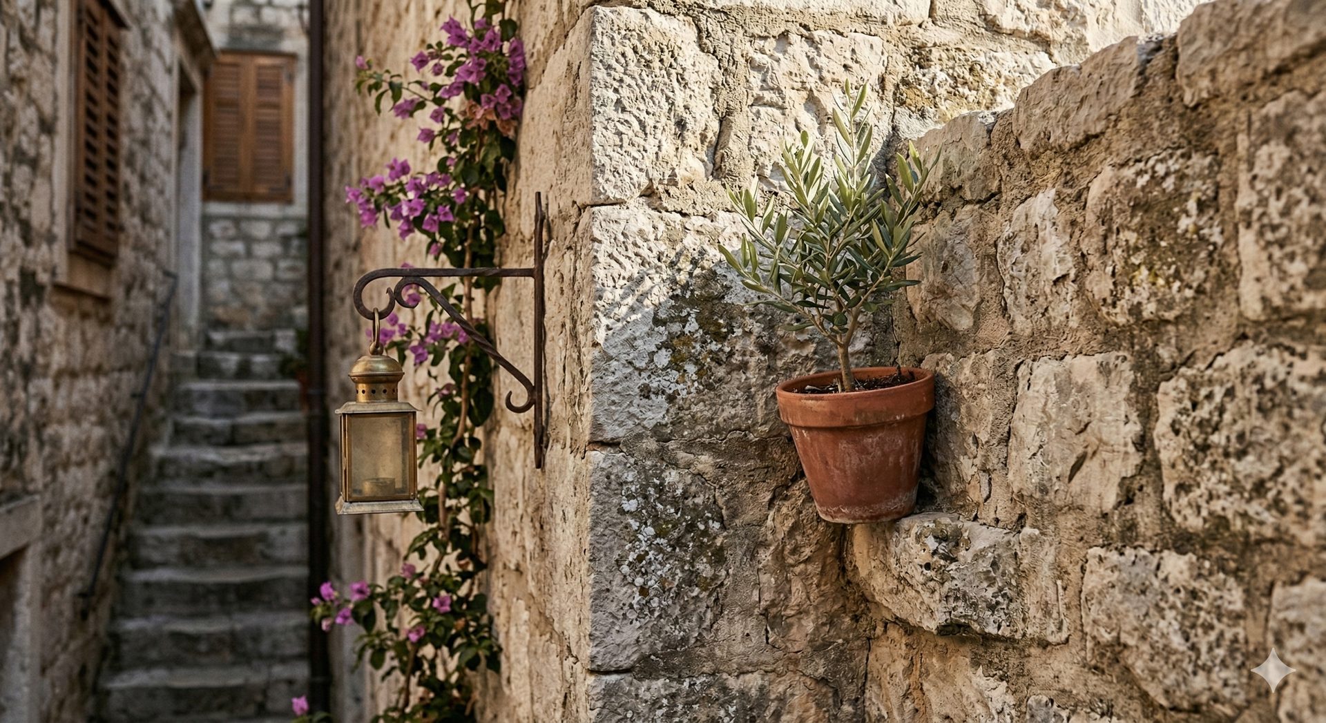 Cinematic terrace moment at Caffe Petra